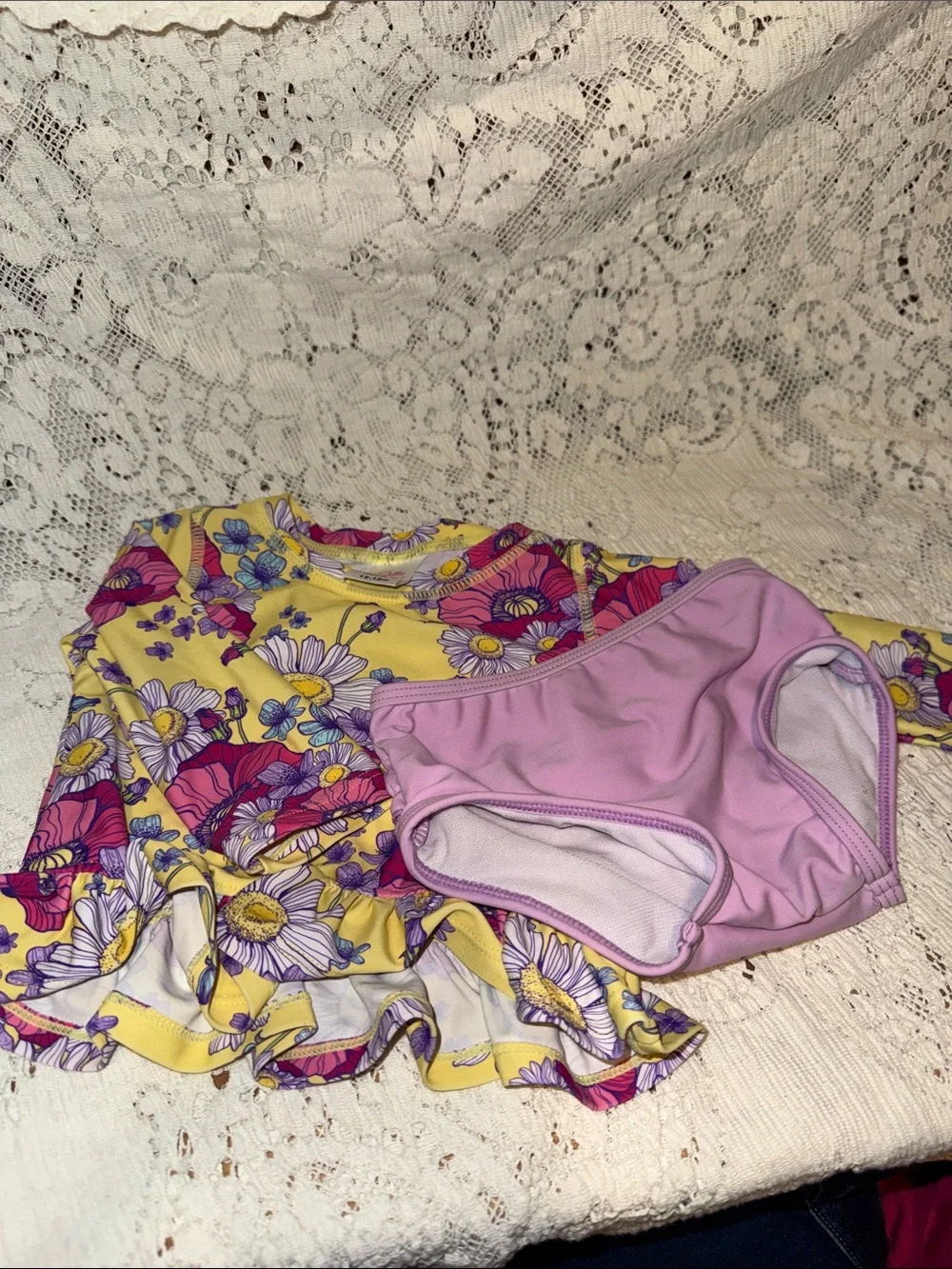 Ruffle Butts bright yellow